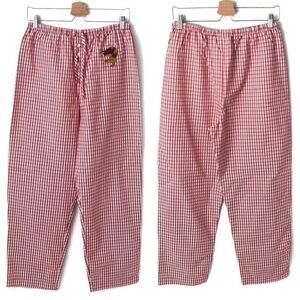 NEW Vintage Winnie the Pooh Gingham Sleepwear in M